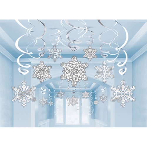 Snowflake Swirl Decorations