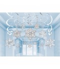Décorations suspendues Flocons de Neige