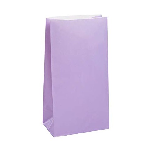 12 Lavendelblaue Geschenktüten