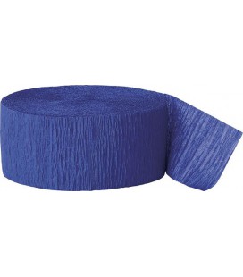 Royal Blue Crepe Streamer