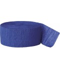Royal Blue Crepe Streamer