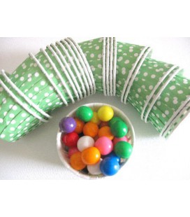 25 Candy Cups Vert 