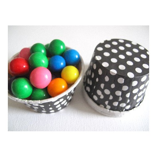 25 Candy Cups Noir 