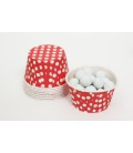 25 Red Polka Dots Candy Cups