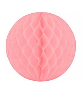 Petite Boule Alvéolée Vieux Rose