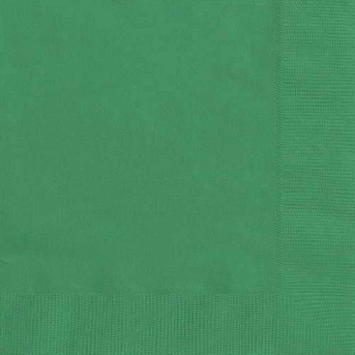 20 Green Lunch Napkins