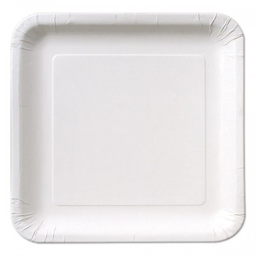 14 Grandes Assiettes Blanches
