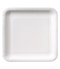 14 White Dinner Plates