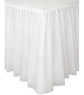 White Tableskirt