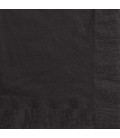 20 Black Lunch Napkins
