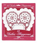 8 Doilies Coeur
