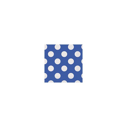 16 Grandes Serviettes Bleu Royal 