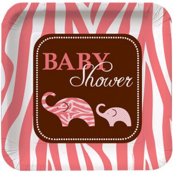 Baby Shower Safari Pink